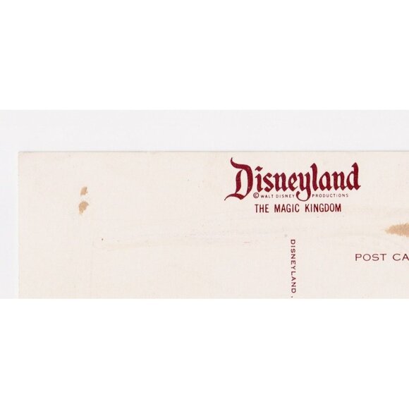 Disneyland Dumbo Ride Postcard D-13 Vintage Fantasyland Donald Duck Disney - Picture 8 of 9